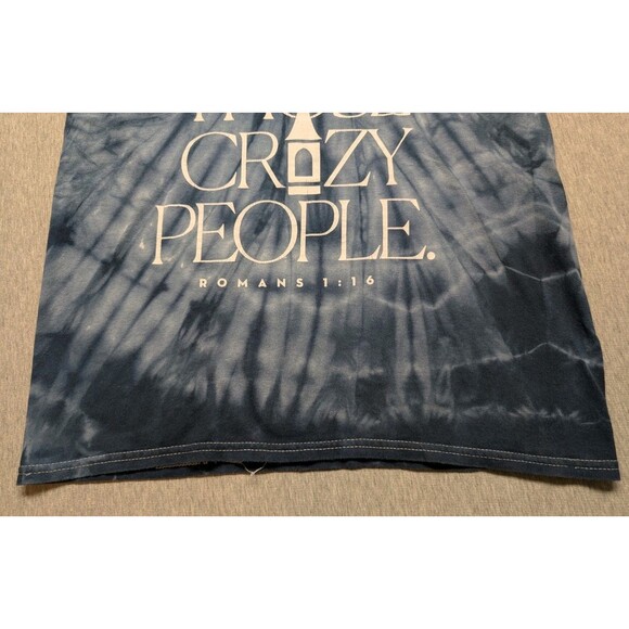 Casting Crowns Tie Dye Tour Medium T-Shirt "I'm One Of Those Crazy People" - Picture 2 of 11